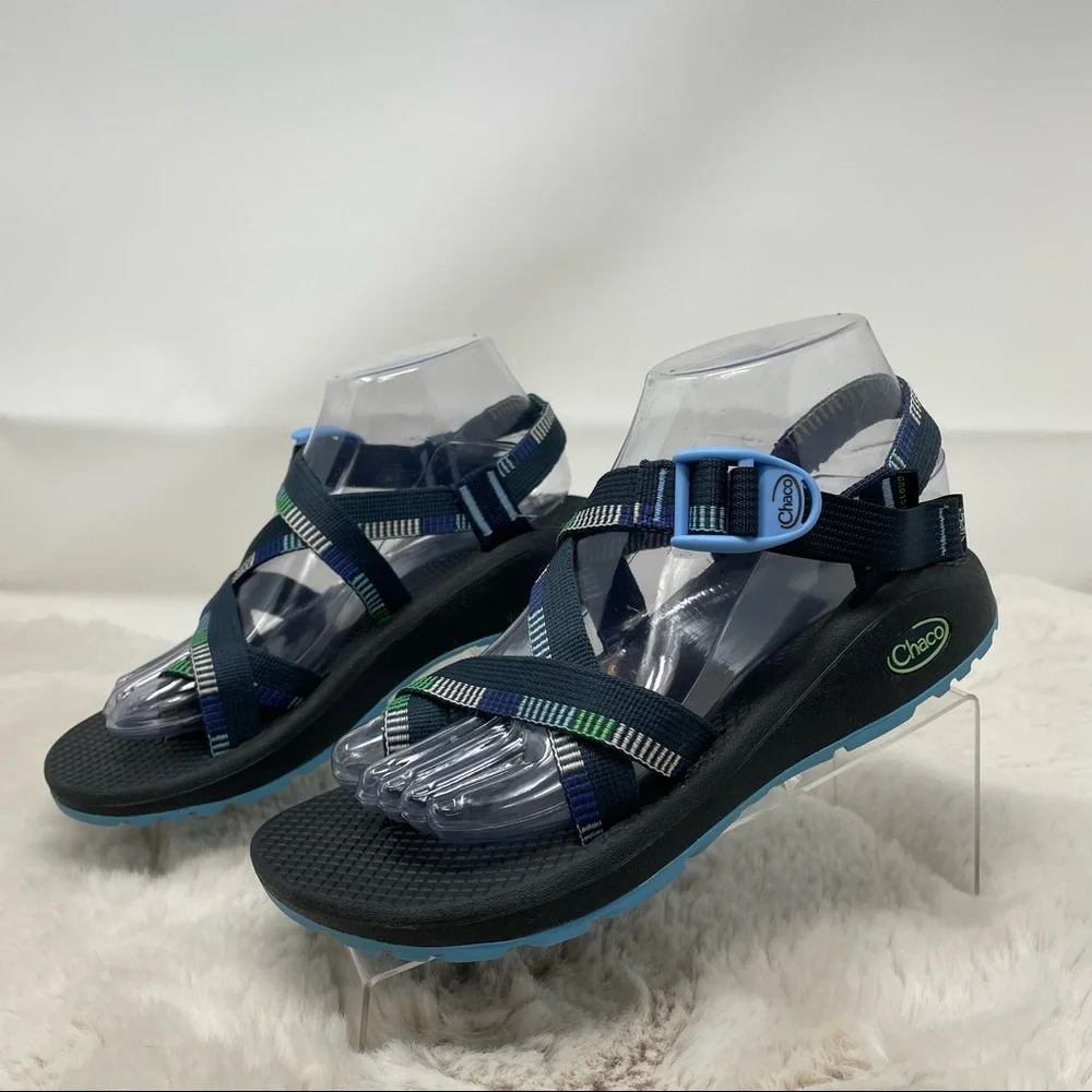 Chaco Womens 7 Z/Cloud 2 Sport Sandals Tally Navy - Picture 2 of 13